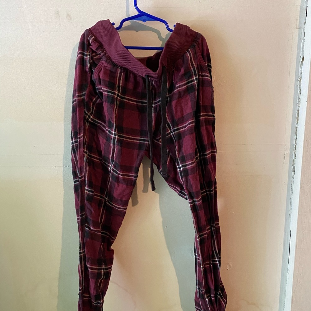 Plaid pj pants